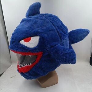 Blue Shark Helmet Cover